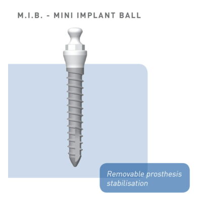 Mini implant ball